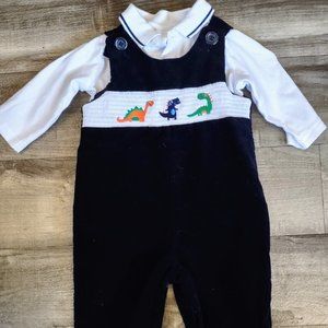 Little boy Dinosaur smock